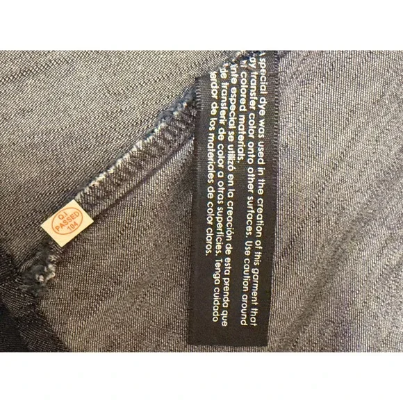 Tommy Hilfiger Womens Indigo Blue Denim Look Shirt Dress Size 4 NEW - Picture 6 of 6